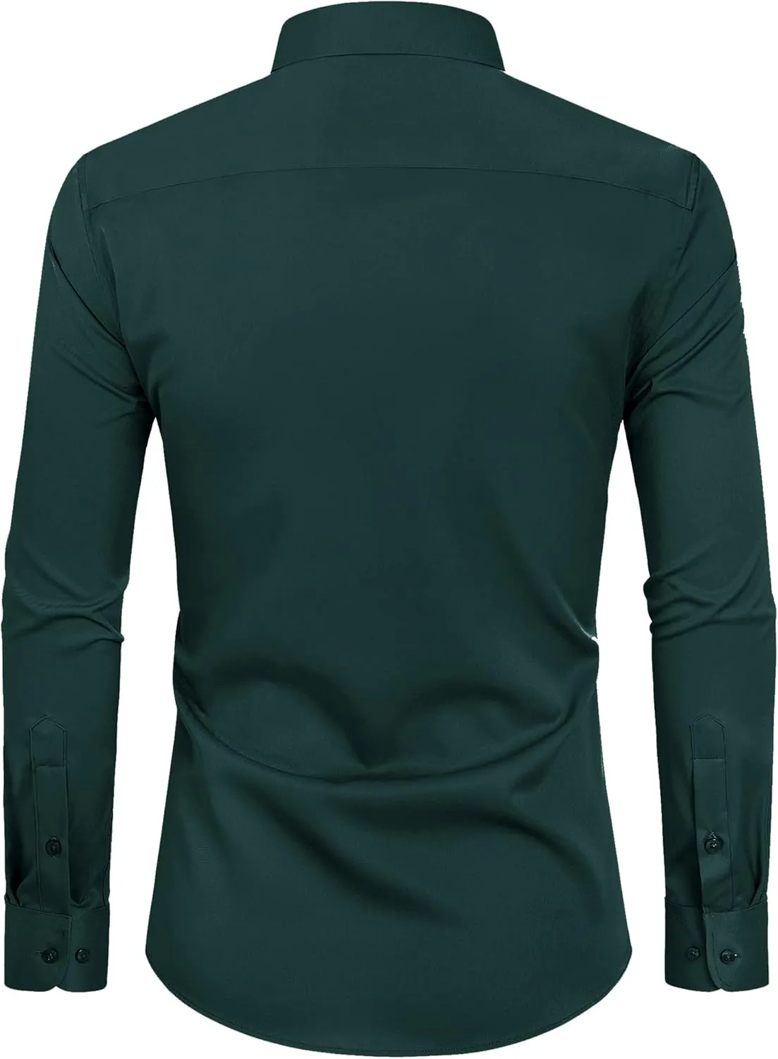 Alimens & Gentle Slim Fit Mens Dress Shirts Long Sleeve Dress Shirts for Men Stain Sheild Button Down Shirt Men Big
