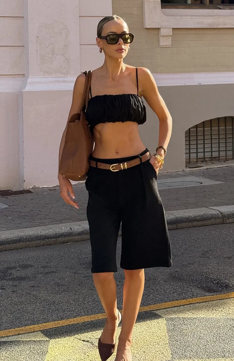 UltraFineMesh All I Wanted Was You Top Black