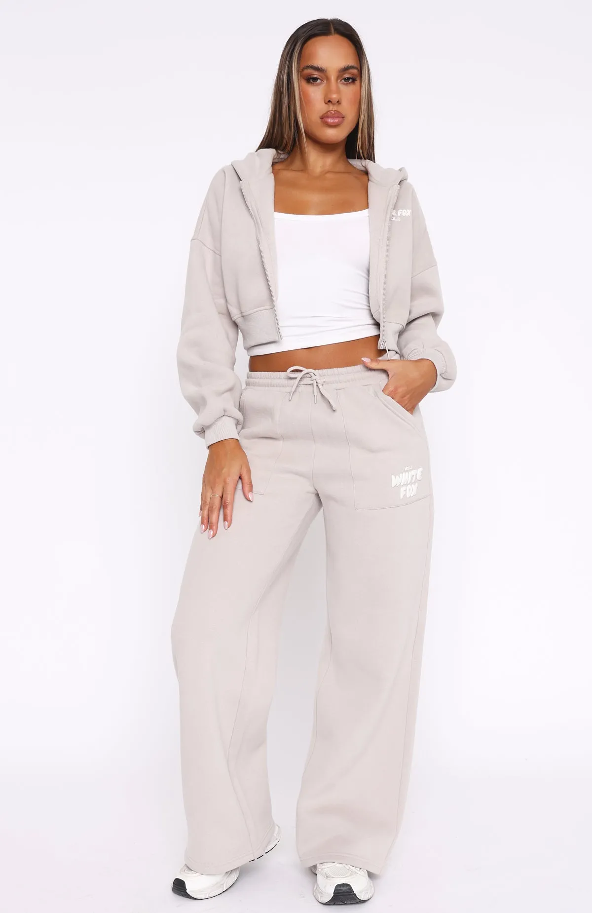 Offstage Wide Leg Sweatpants Moon City Casual Style Versatile Casual Look