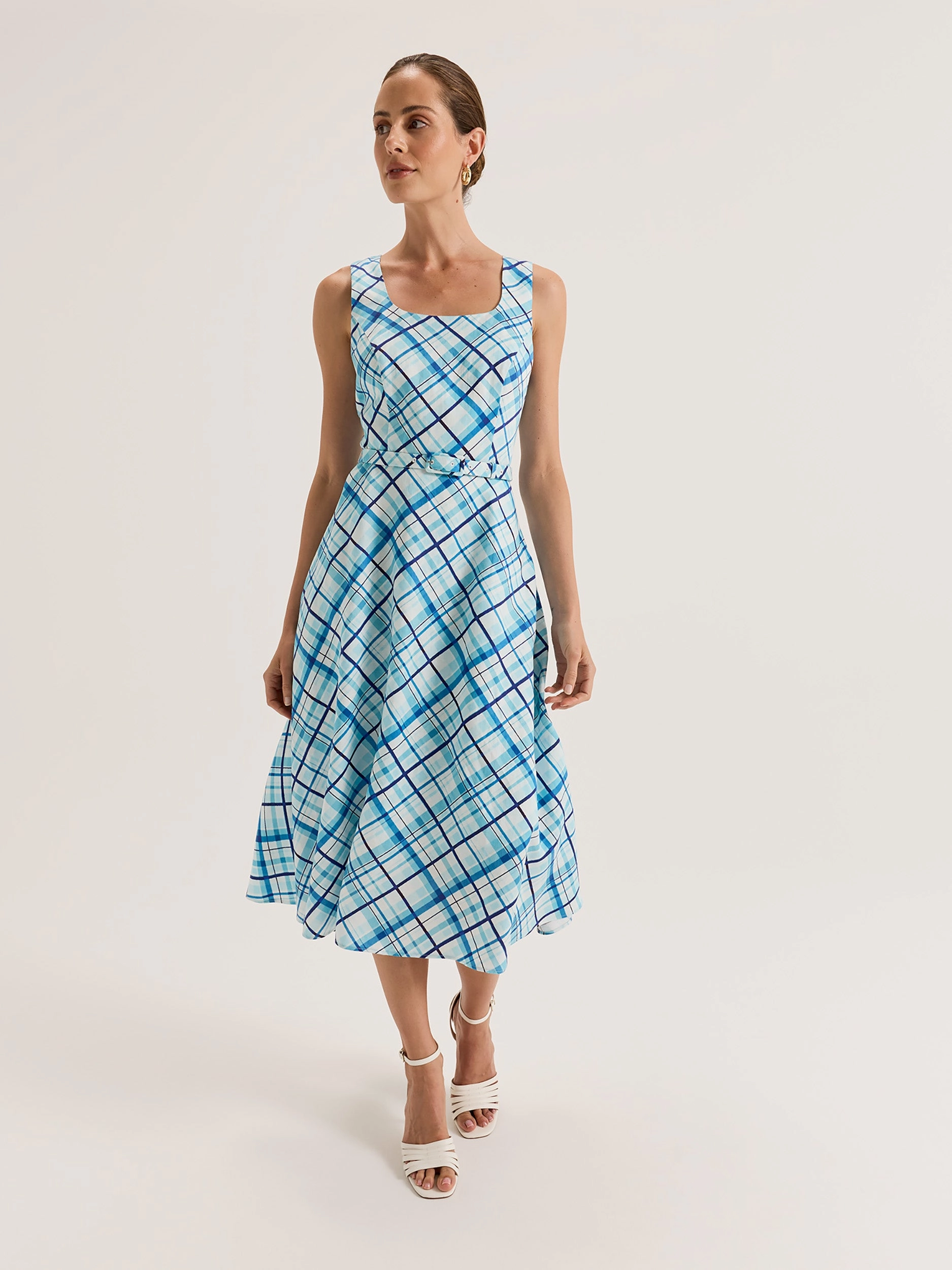 Tribeca Check Dress Luxe style
