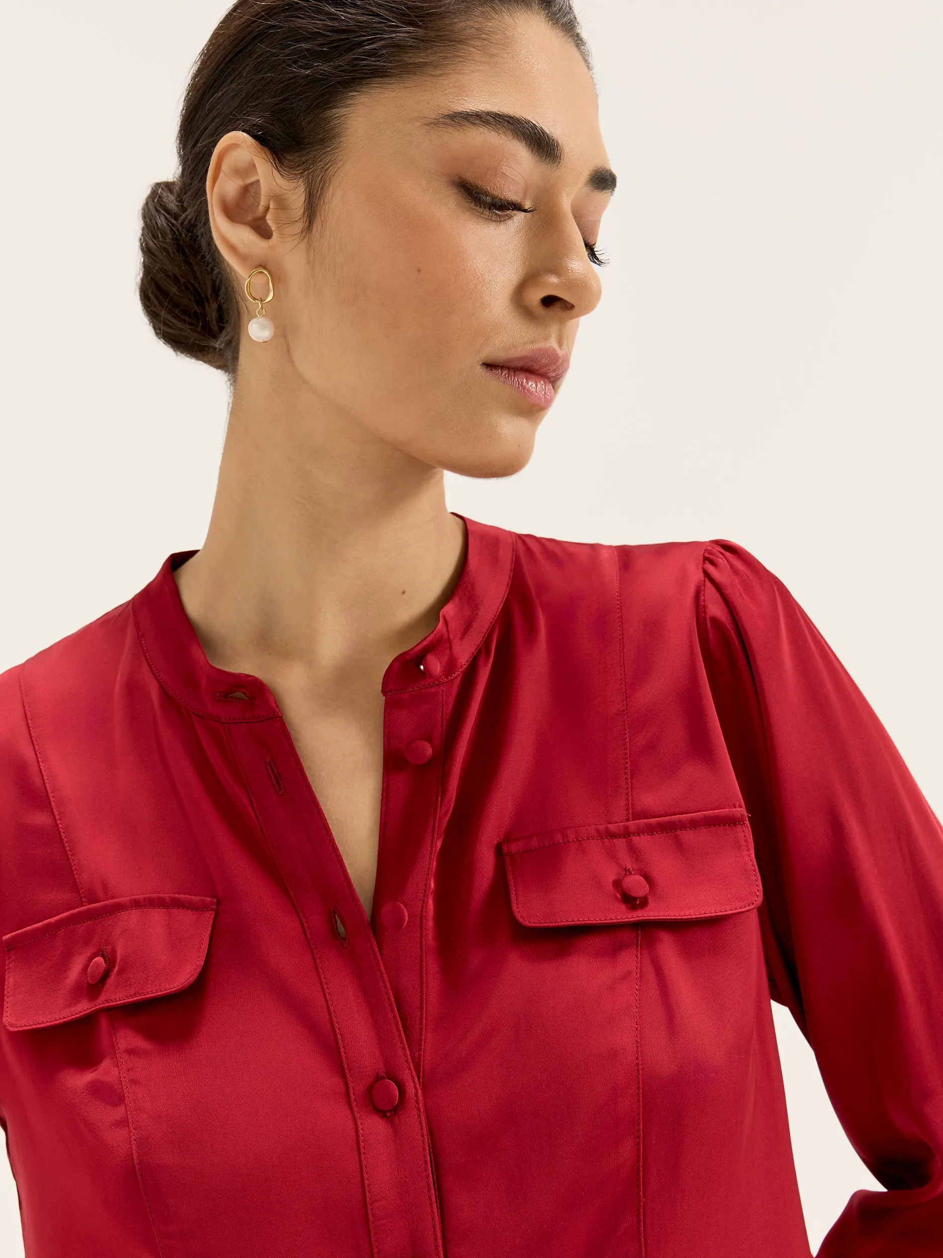 Allesandra Shirt Comfortable Style FlexibleLayeredConstruction