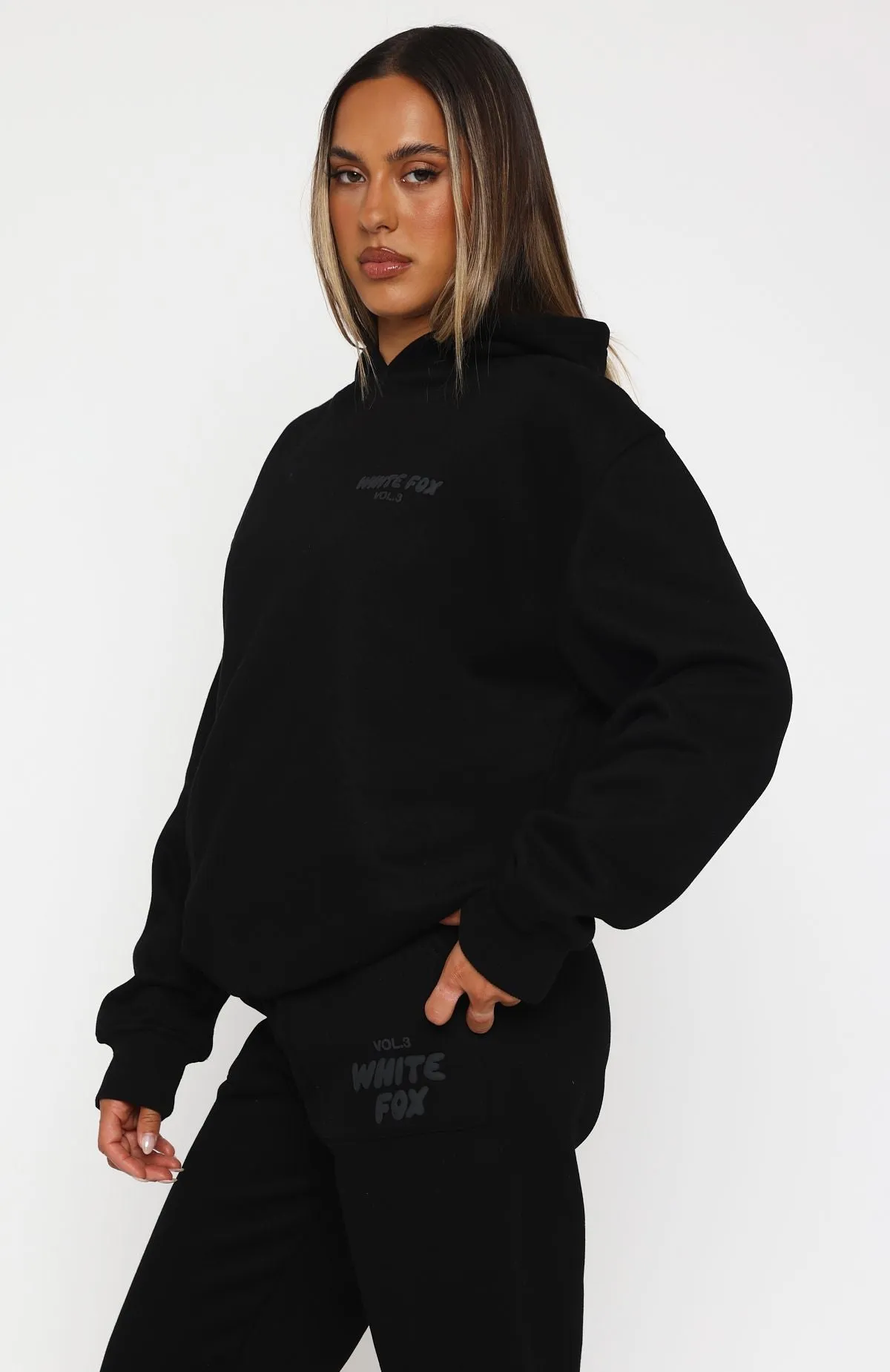 Loopwheel Construction Clean Finish Offstage Hoodie Onyx