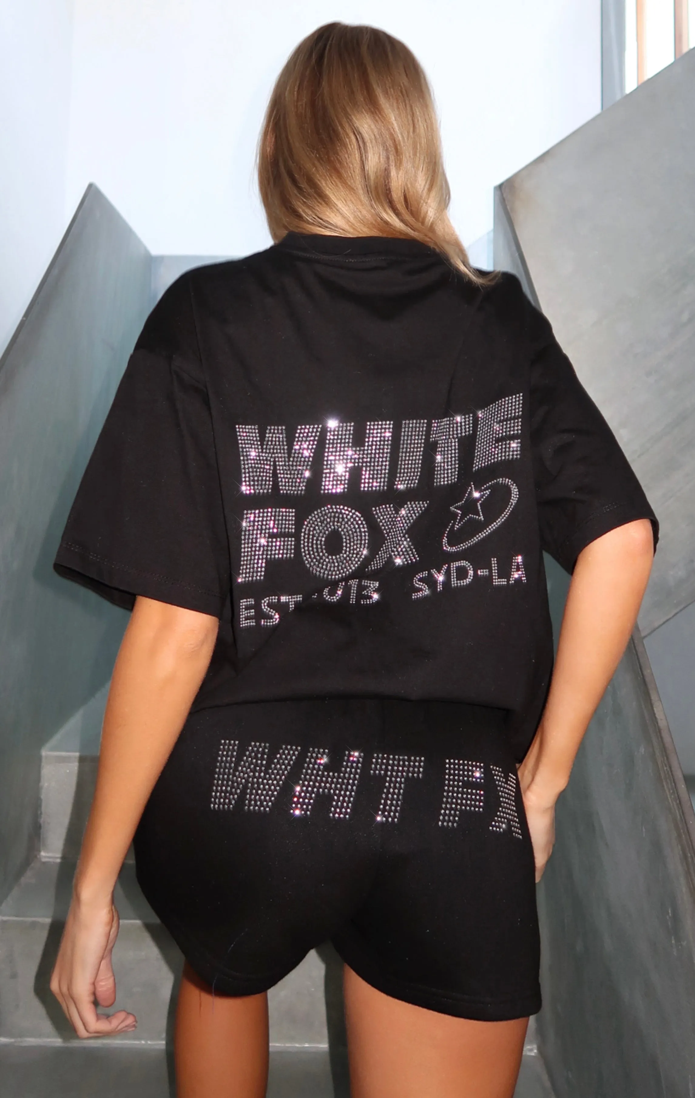 Sustainable Manufacturing Always Shining Oversized Tee Black