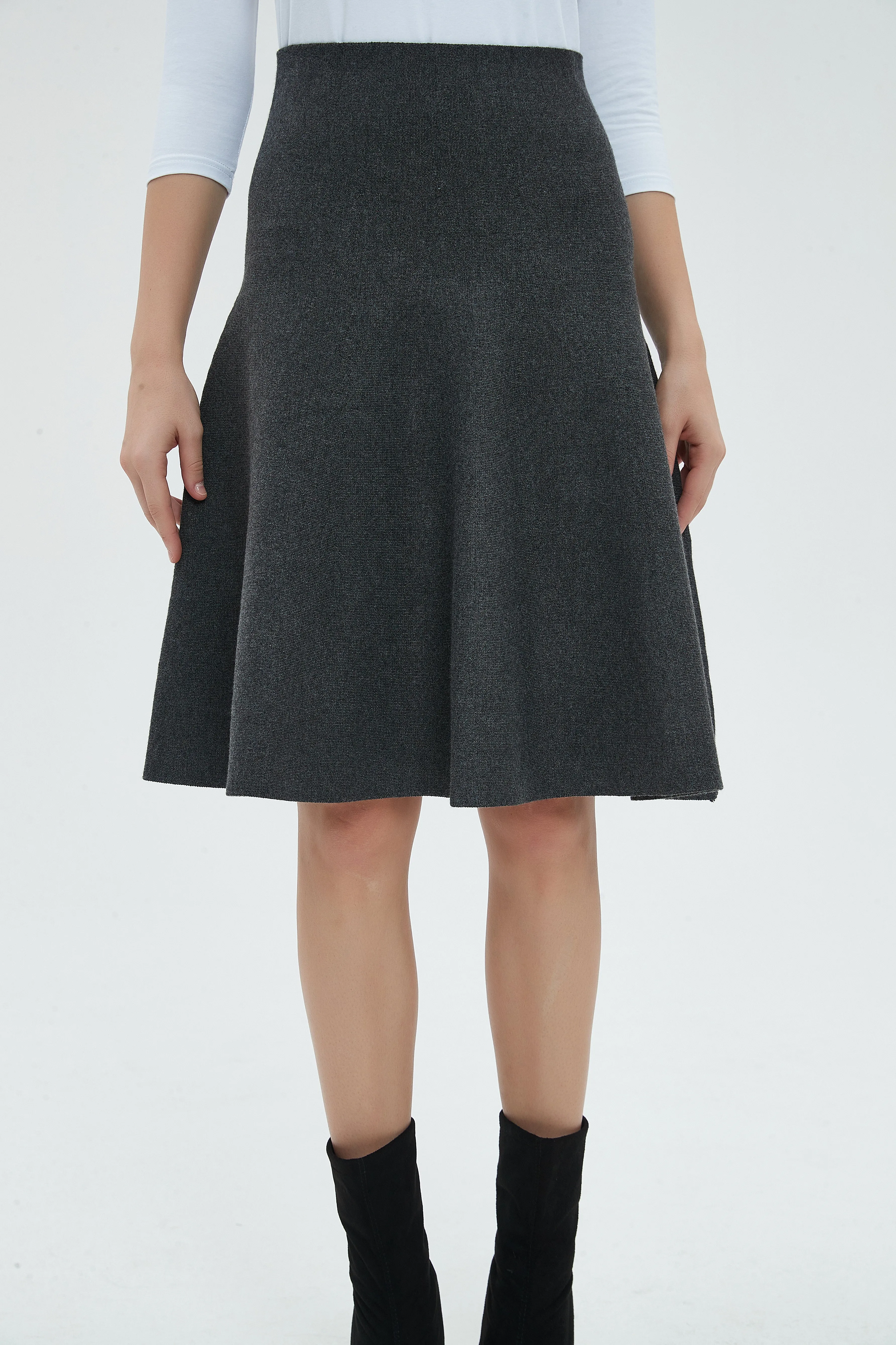 AMAZING  MM SKIRT - DARK GREY Mood Dressing