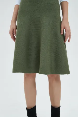AMAZING  MM SKIRT - OLIVE GREEN Creative Layering