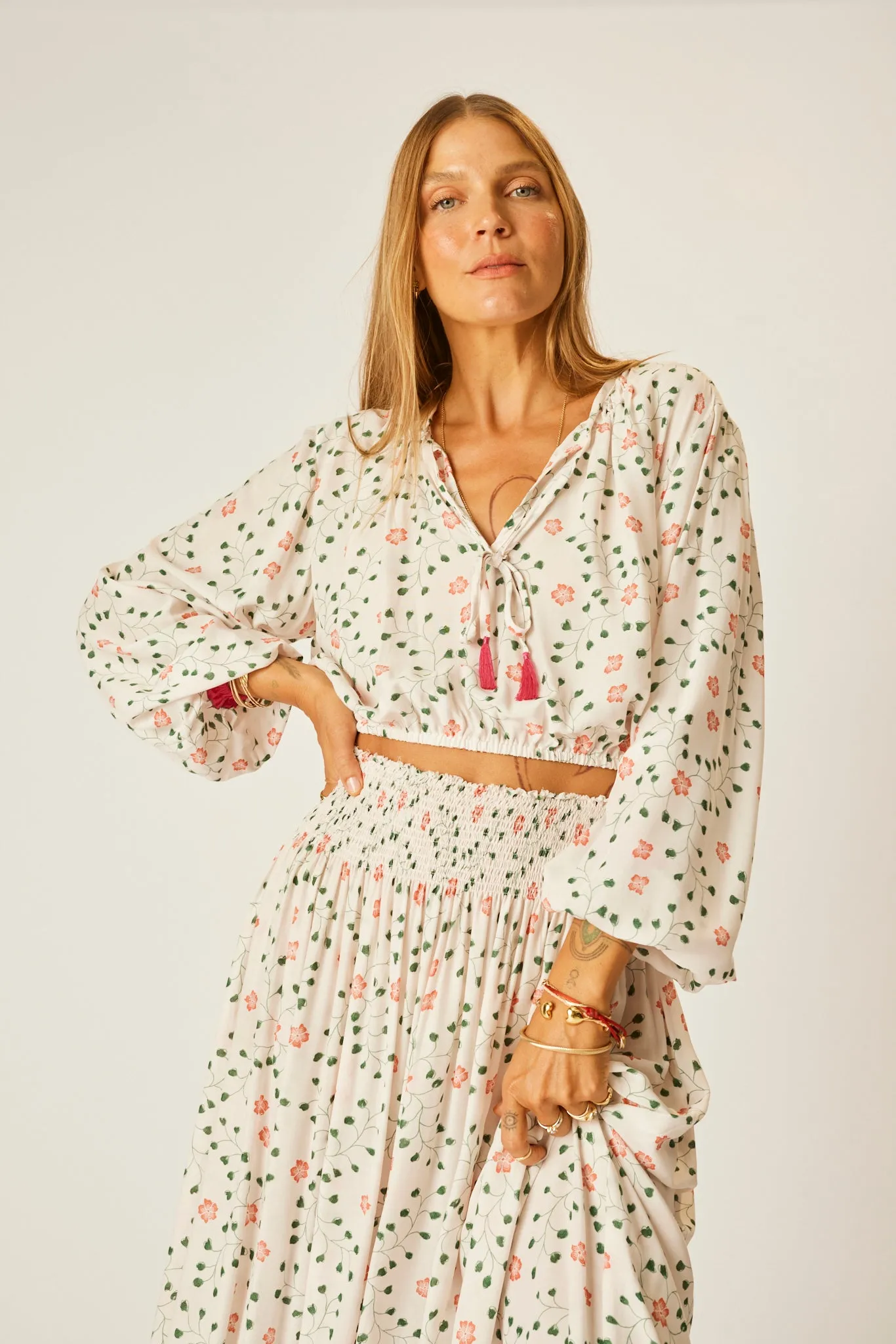 AMELIA TOP Durable Hem Stitching NonChafingEdges