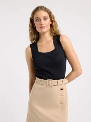 Snag Proof Weave Amelie Knit Top