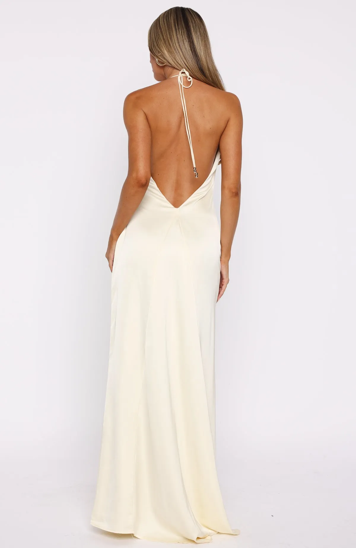 Quick Dry Feature Breathable mesh panel Amore Maxi Dress Lemon