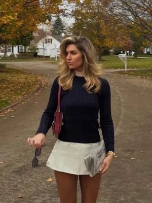 Amour Mini Skirt | Ivory Breath Friendly