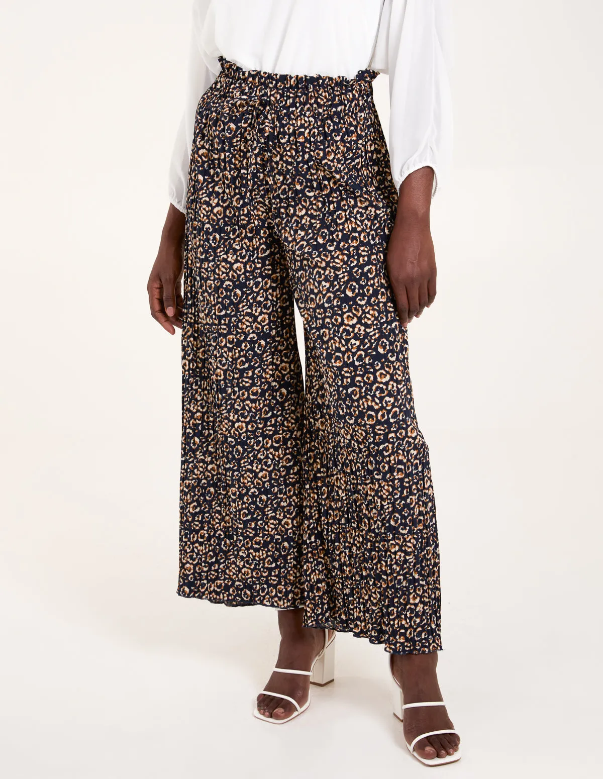 Animal Pleated Trousers