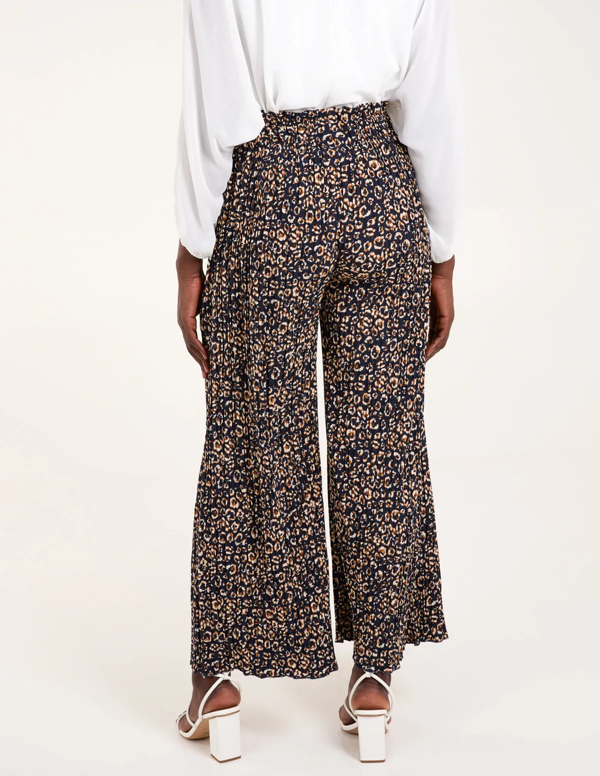 Animal Pleated Trousers