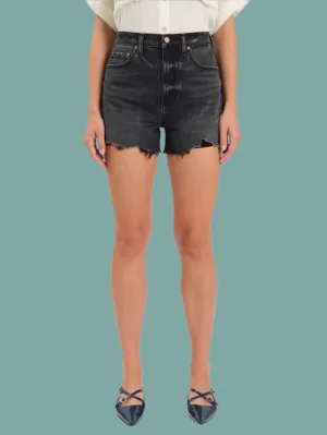 dungarees The Knockout High Rise Short - Night Life Vintage
