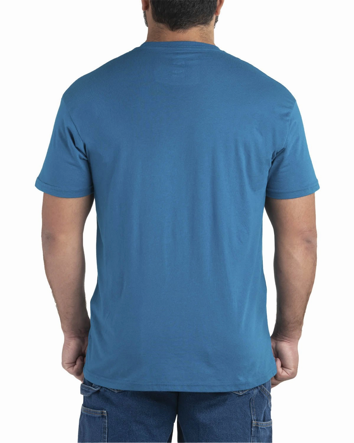 ColorfastFabricTech Non Iron Finish Berne Mens Riptide Cotton Blend Script Tee S/S