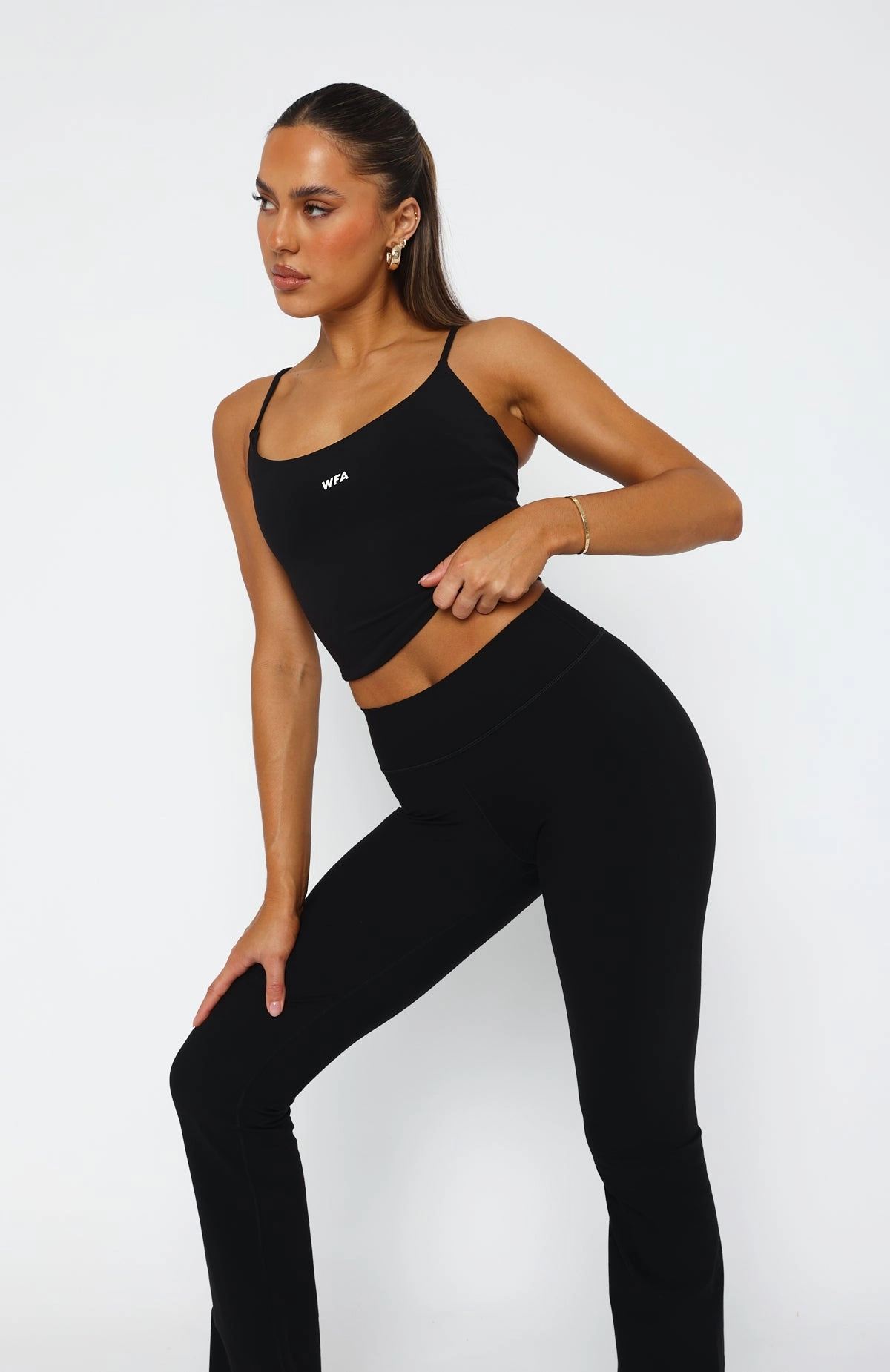 Lightweight Layering Option More Energy Crop Black