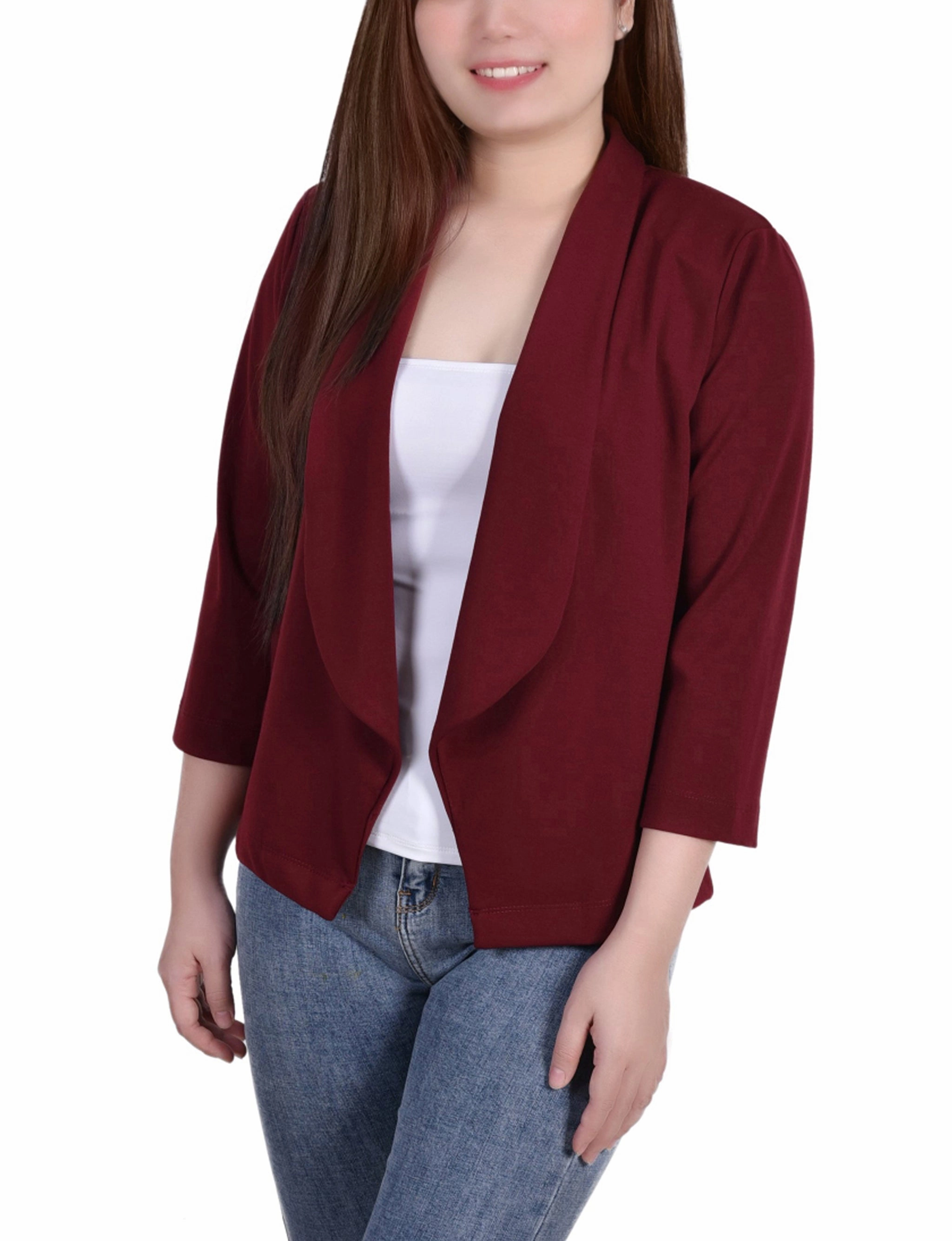 AntiStatic Treatment Long Sleeve Ponte Jacket