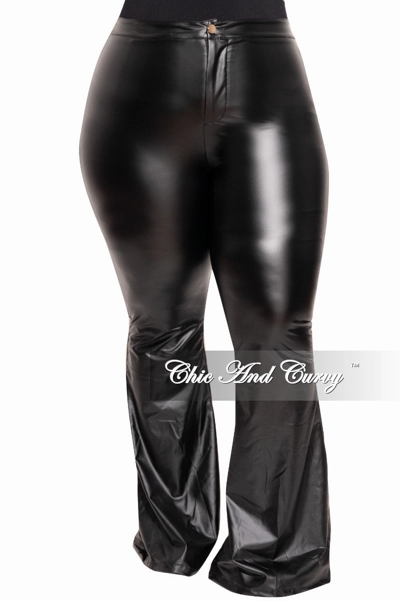 Final Sale Plus Size Faux Leather Pants Urban Comfort