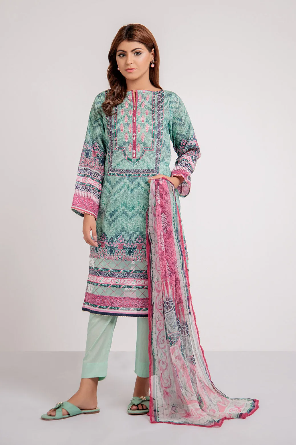 AQUA FLORA -  3 PC (ASO233P03)