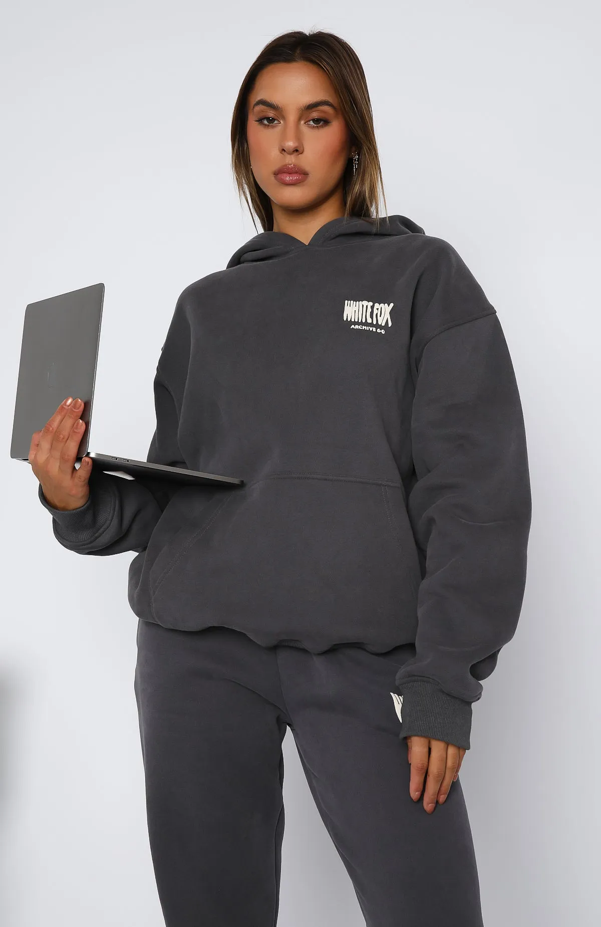 Compression Fit Archive 6.0 Oversized Hoodie Ash