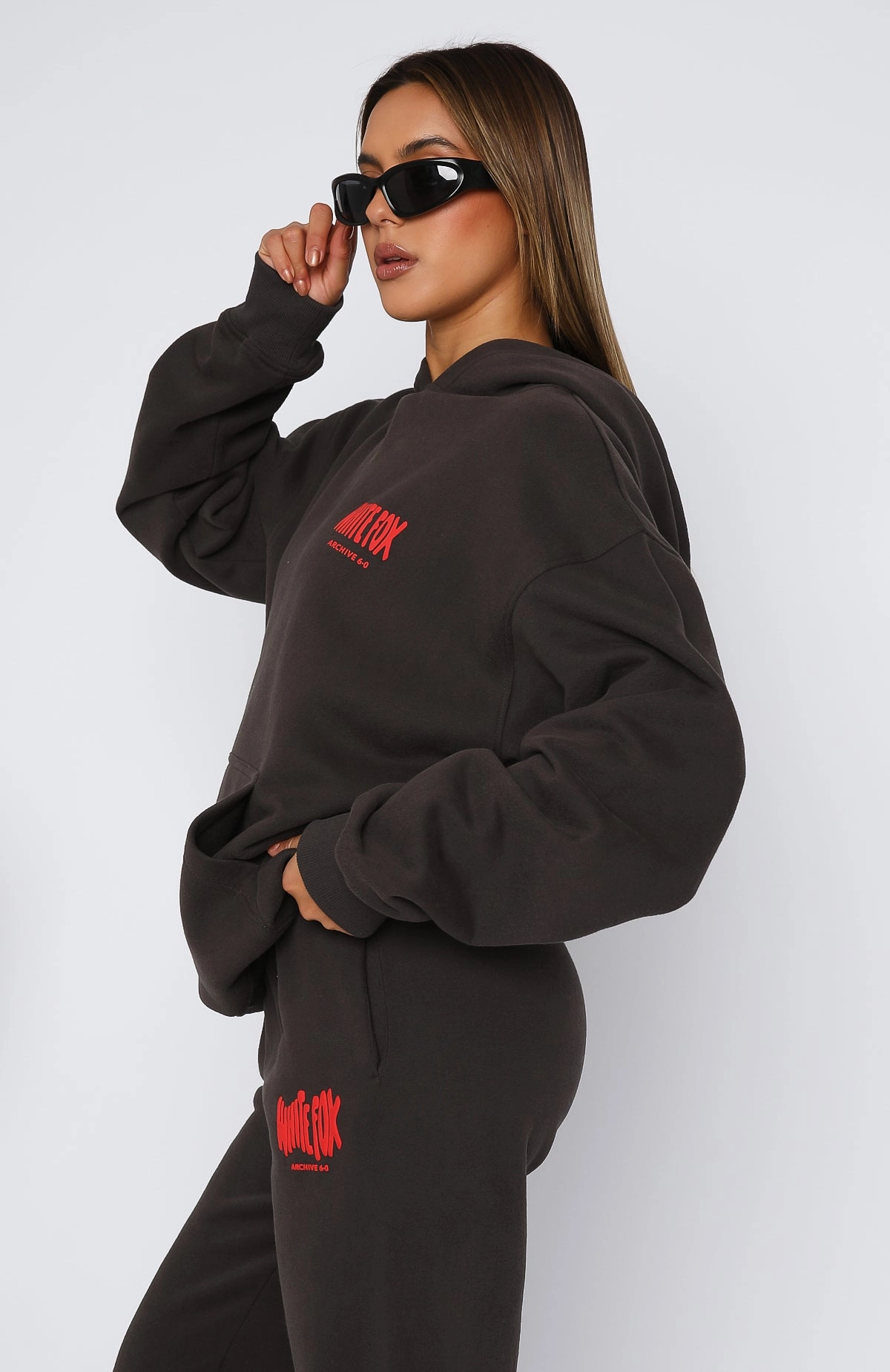 Stretch Recovery Fabric Winter Days Archive 6.0 Oversized Hoodie Lava