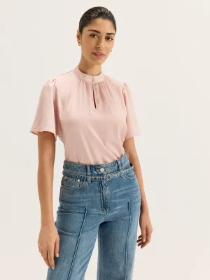 Aria Blouse StretchComfort All Over Print Technique