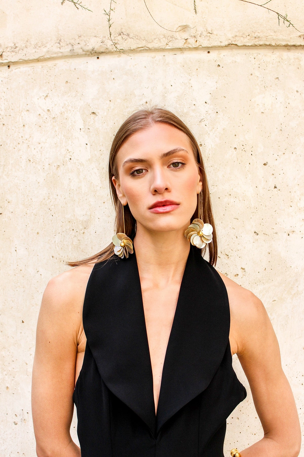 Arianne Jumpsuit Weighted Hem Trim