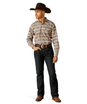Ariat Men's Trace Classic Fit Shirt - Khaki - 10052616