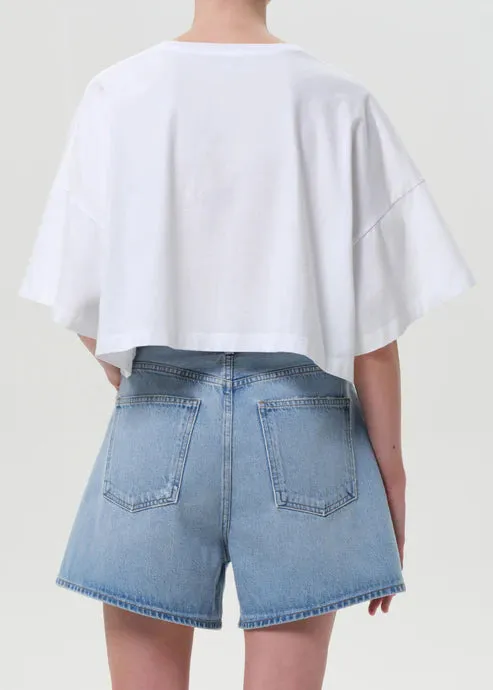 Arli Oversized Cropped Tee MinimalistDesign