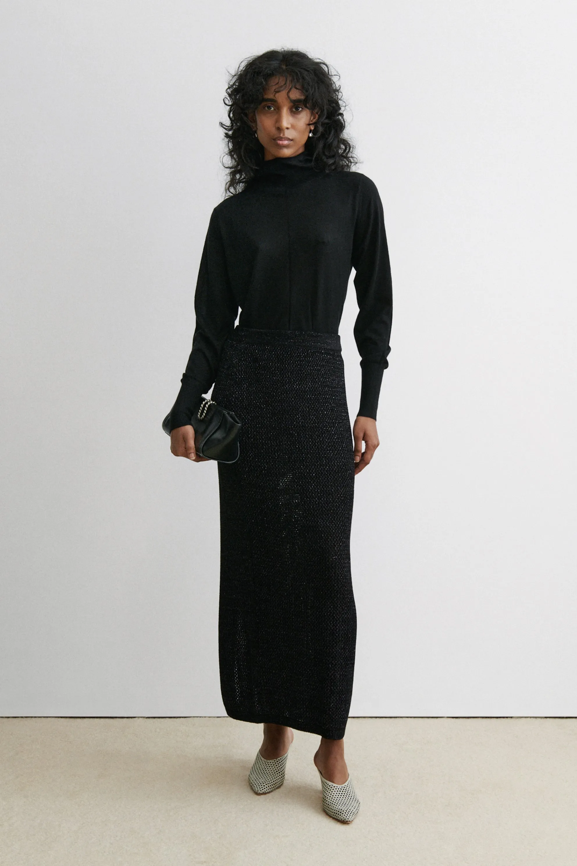 Gentle On Skin Wrinkle Free Fabric Asche Skirt