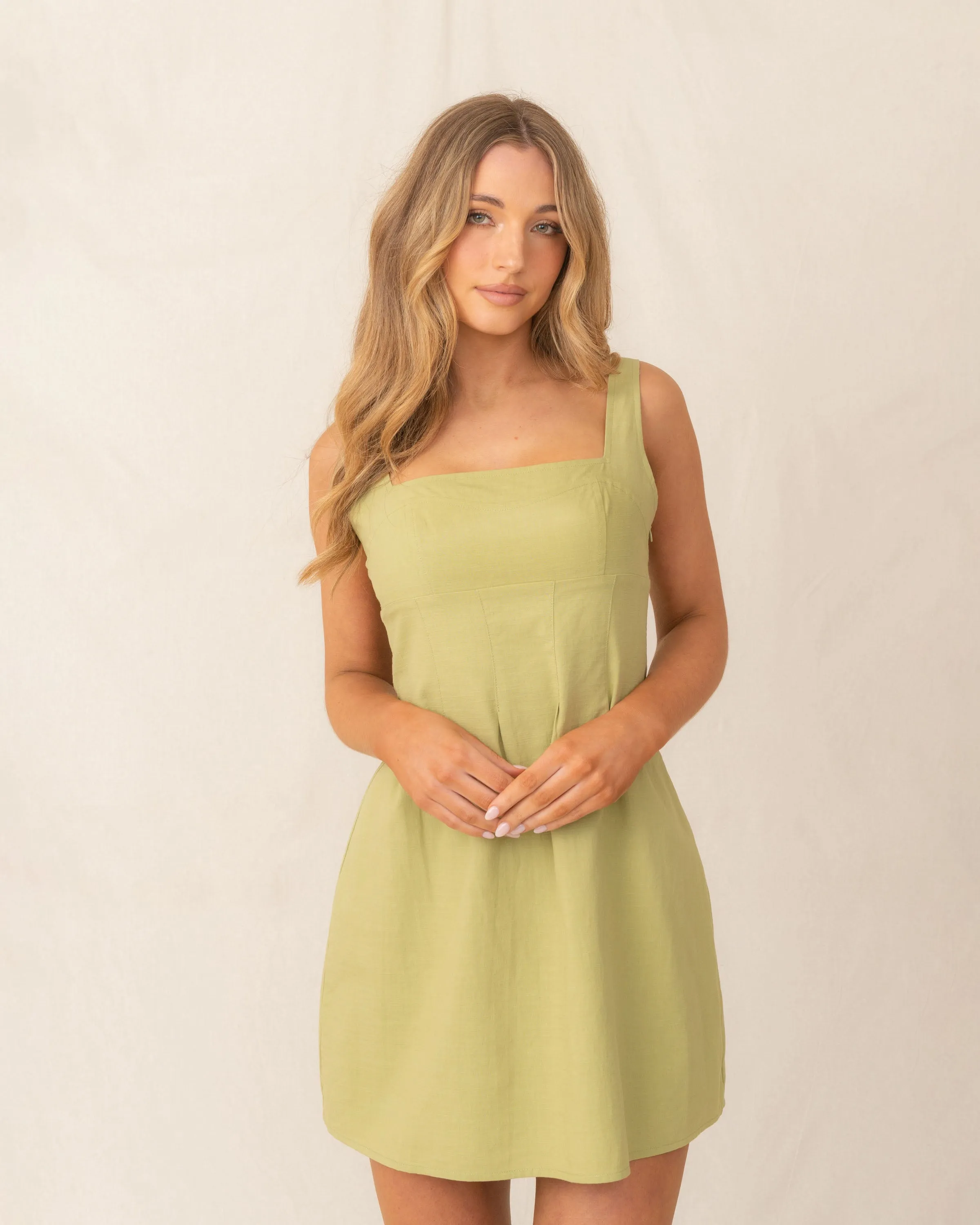 Ashleigh Dress-Green
