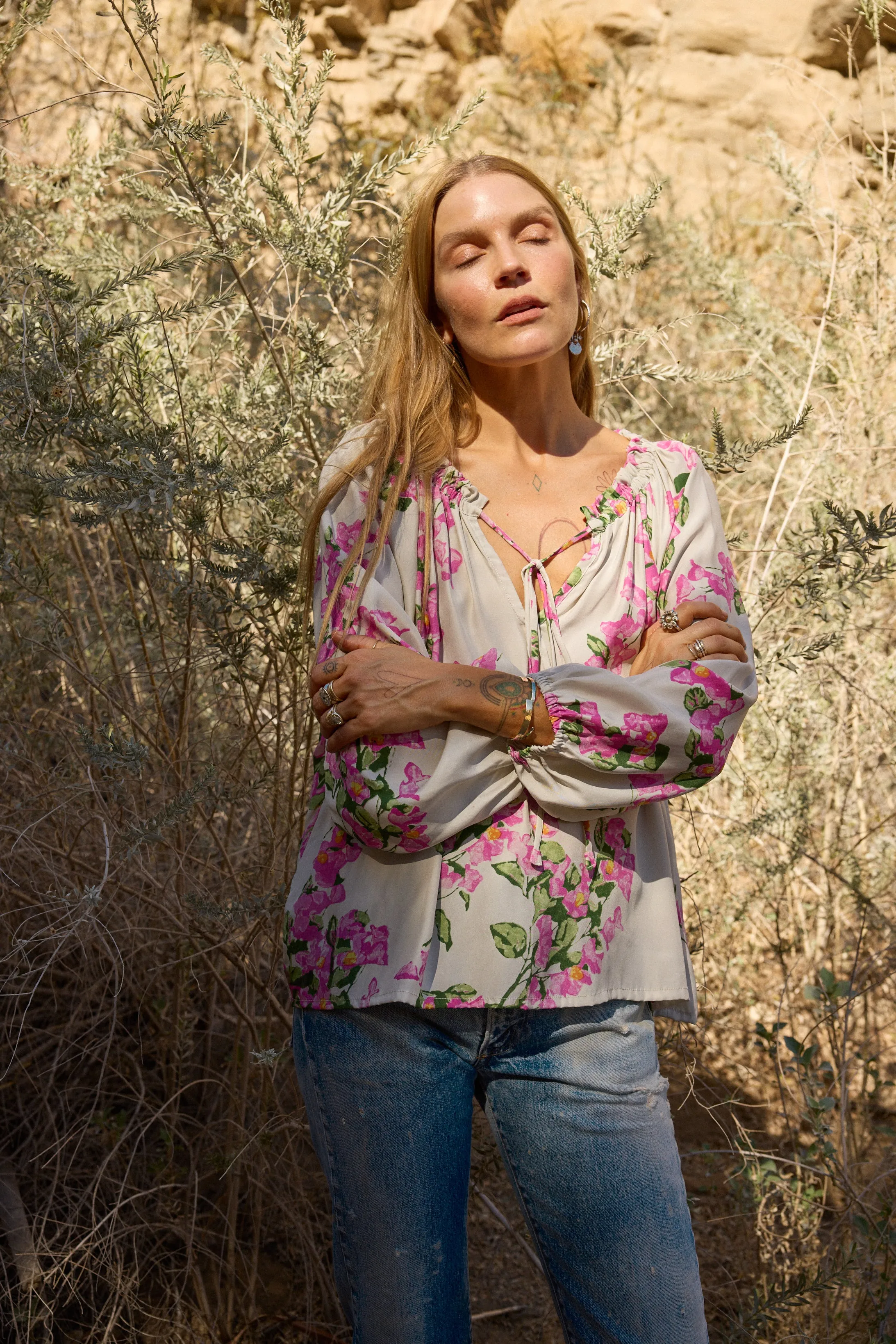 Light Deflection Fabric ASHLEY TOP