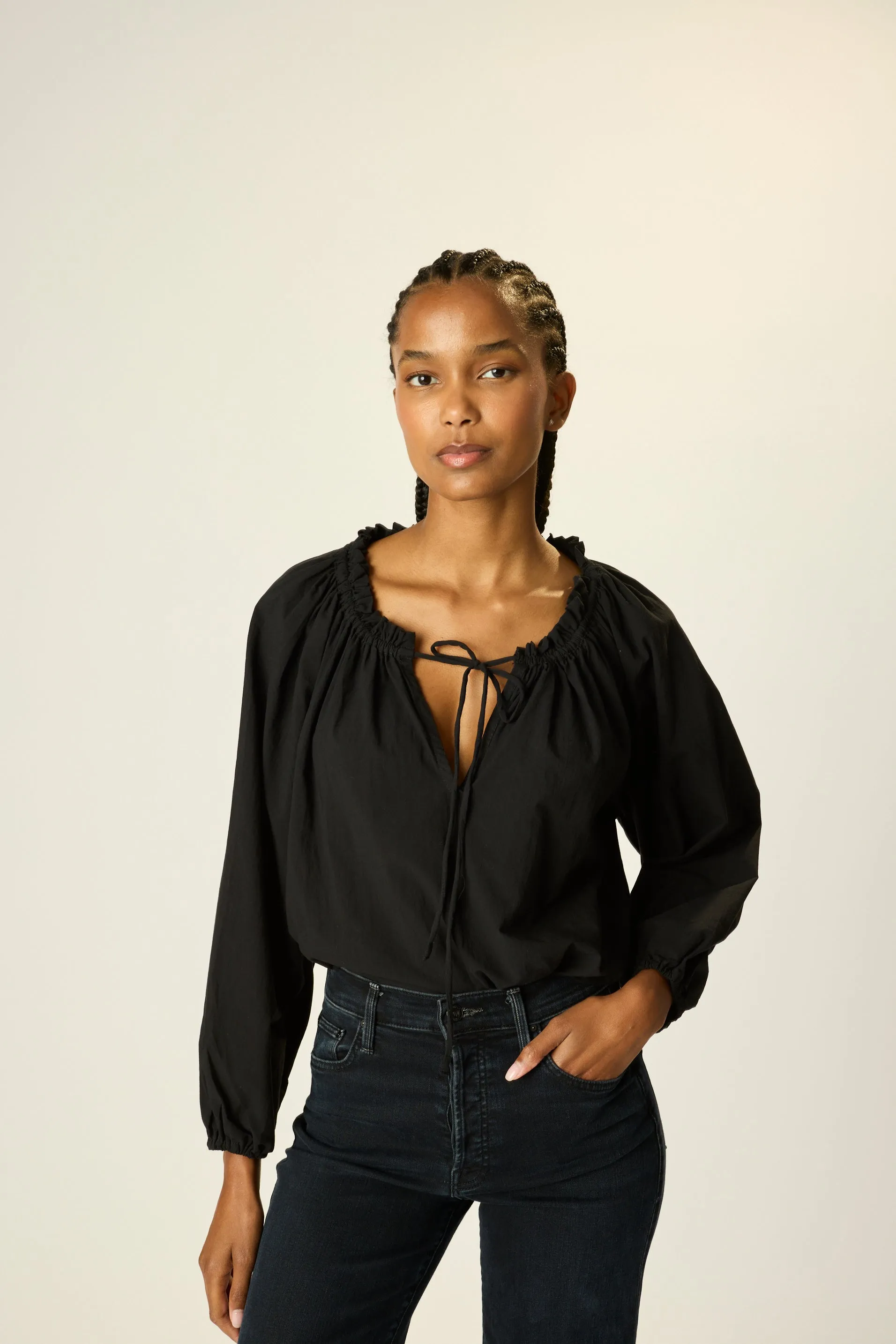 ASHLEY TOP Sustainable Material Blend Durable Fiber Blend