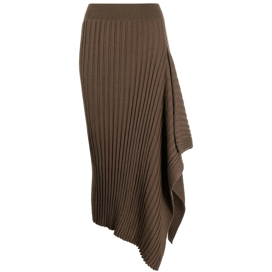 Asymmetric Knit Skir