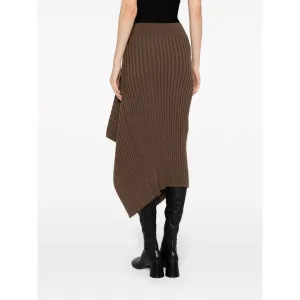 Asymmetric Knit Skir