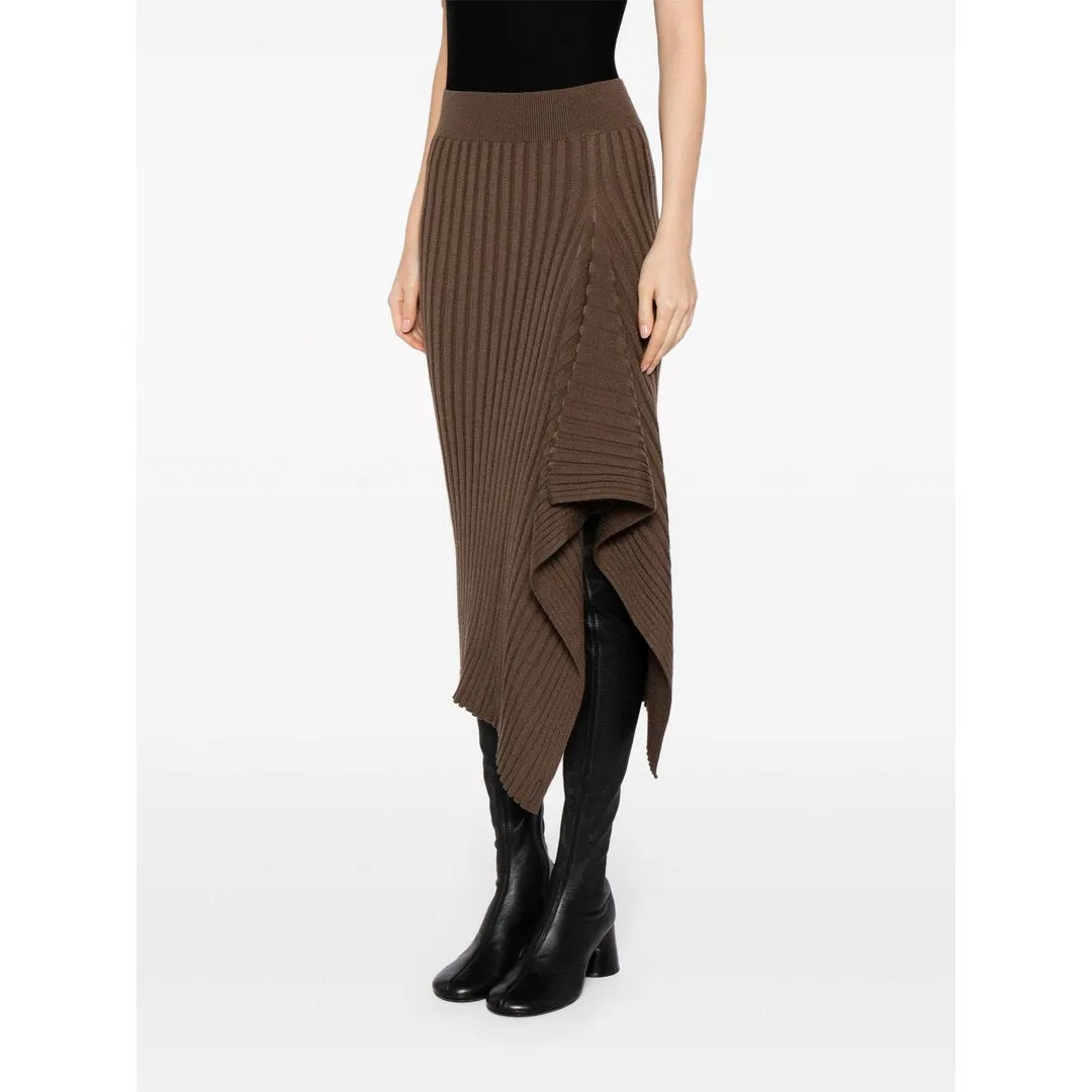 Asymmetric Knit Skir