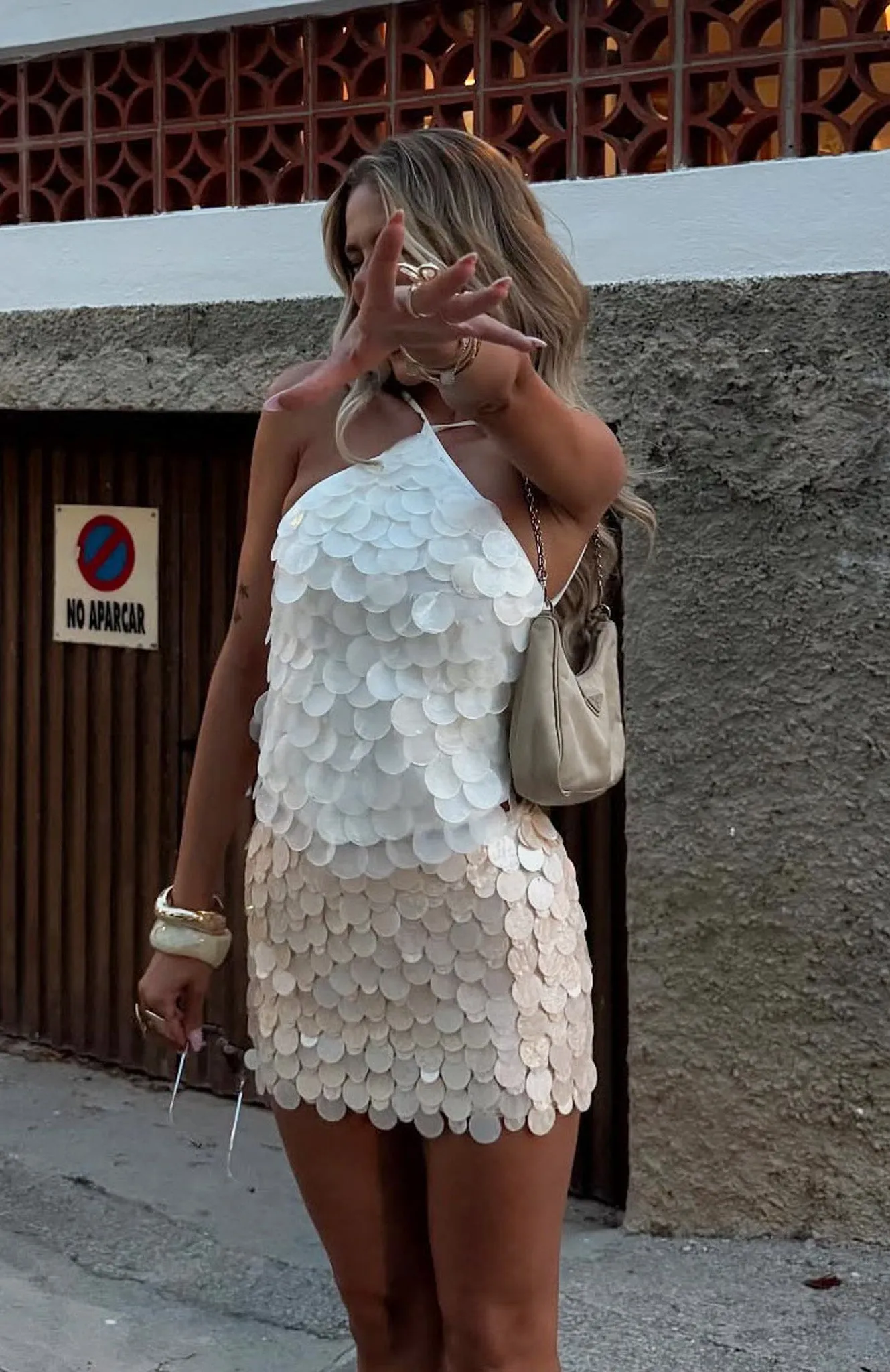 Modern Details Clean Fit Athens Aura Shell Top White