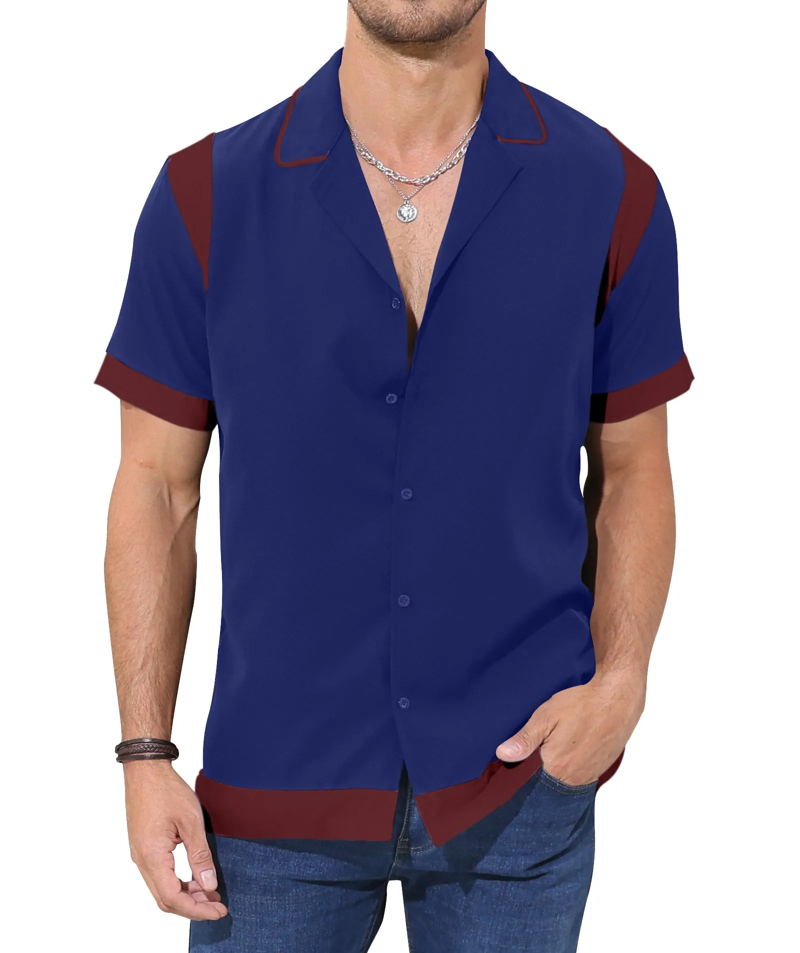 Aule Beach Button Down Shirts