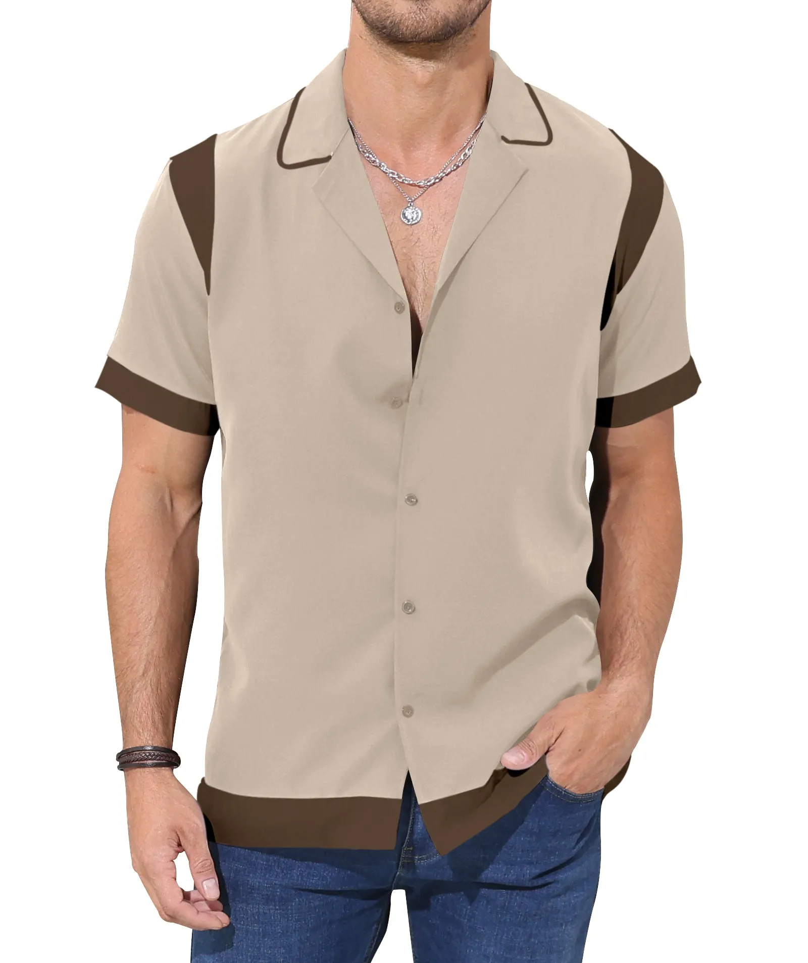 Aule Beach Button Down Shirts