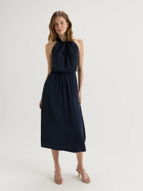 Light Volume Office Casual Aurelia Halter Dress