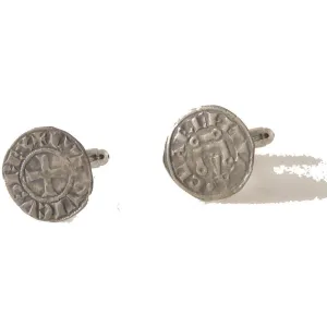 AUTHENTIC CRUSADER COIN CUFFLINKS