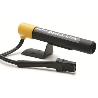 Auto Meter - Quick-Lite Shift Light Black, Amber LED.