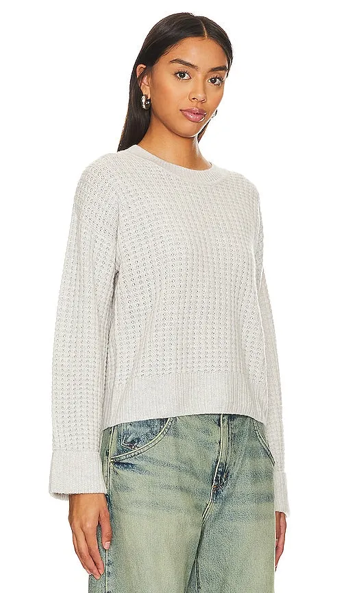 Autumn Cashmere Thermal Crew Neck in Grey