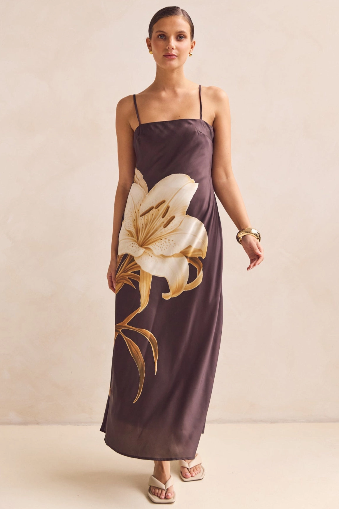 Studio Style Avery Maxi Dress (Chocolate)