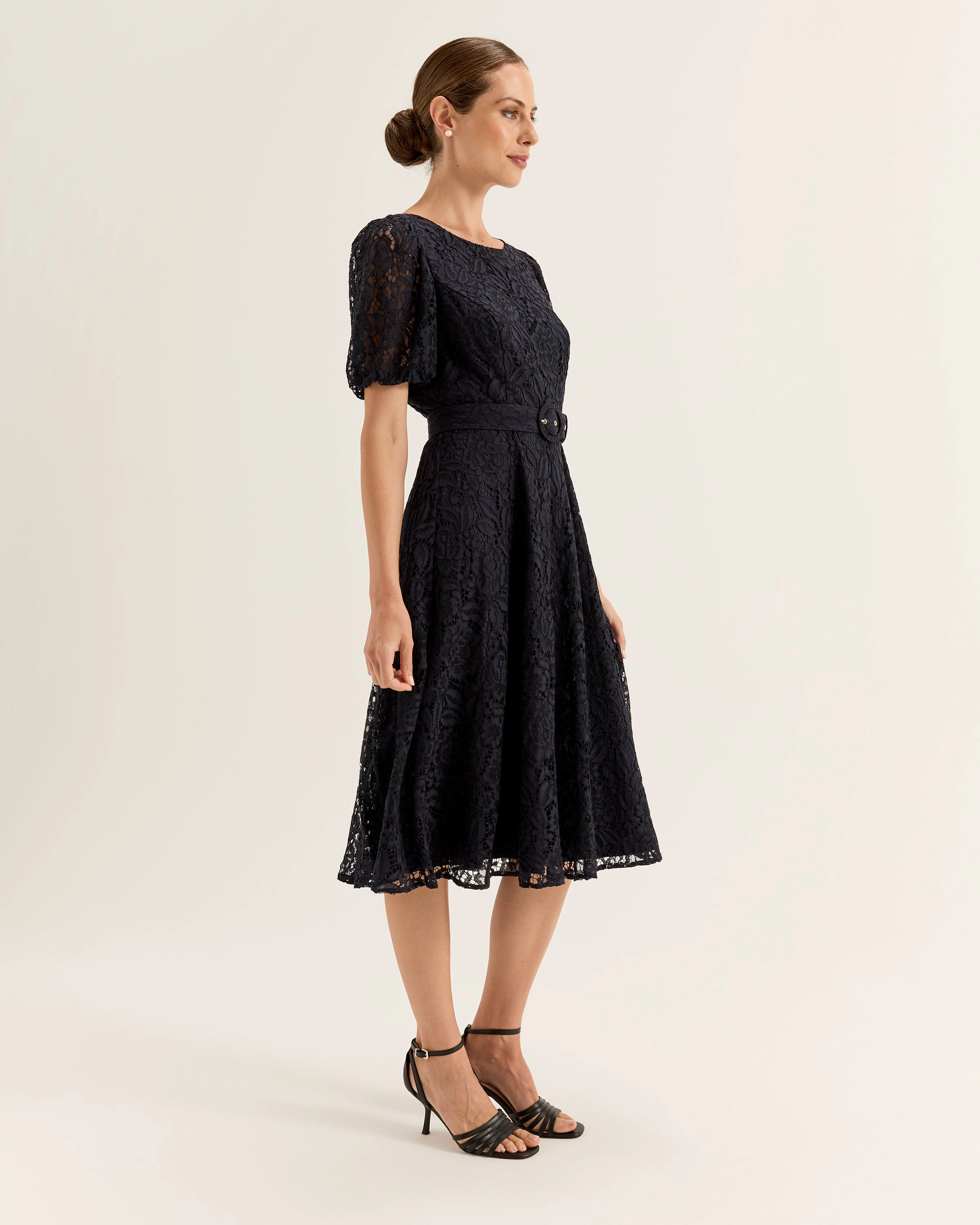 Avette Lace Dress Minimalist Waistband