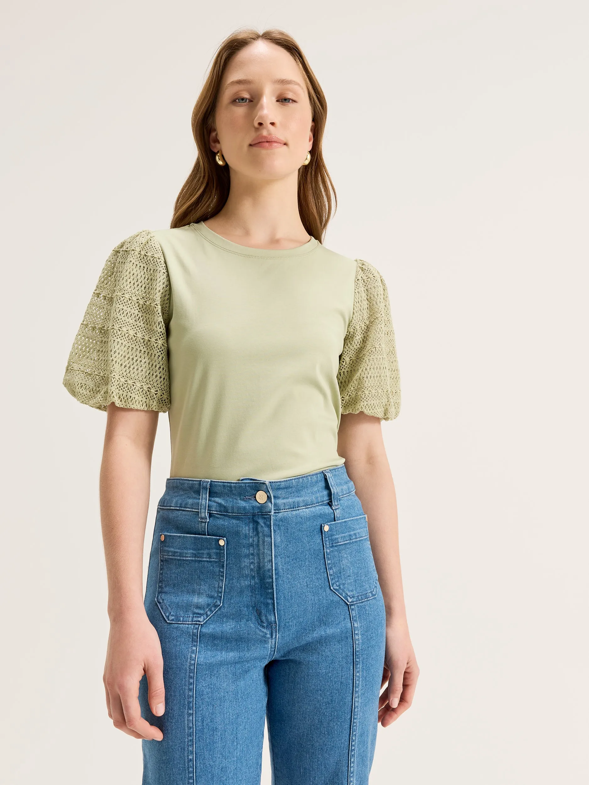 Textured Weave Avignon Top