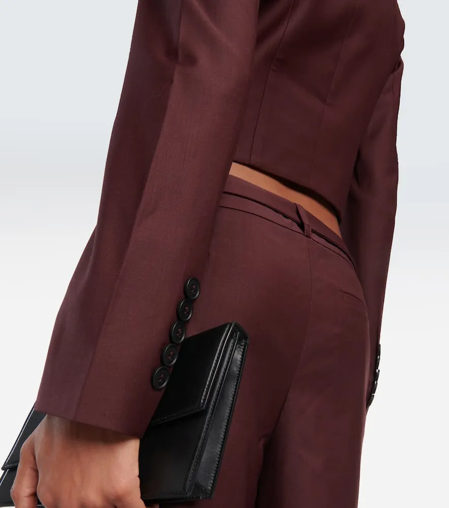 Aya Muse Sylva cropped wool blazer