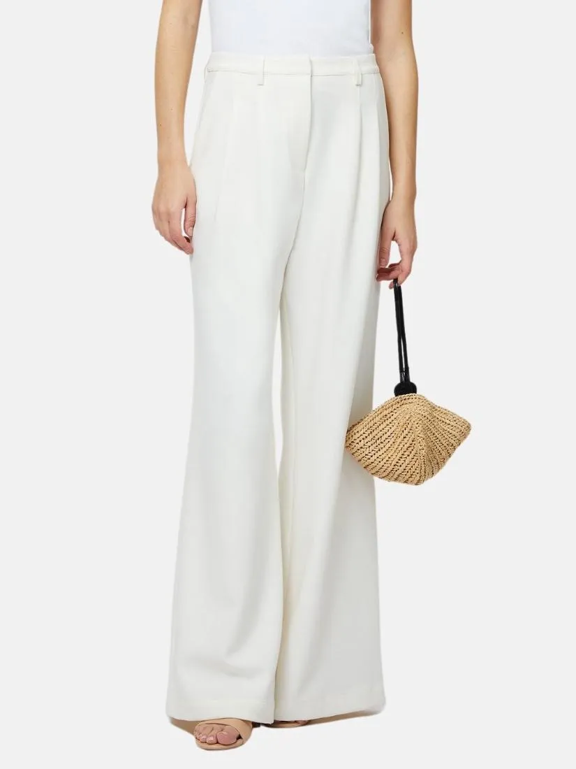 Azra Twill Pleated Trouser