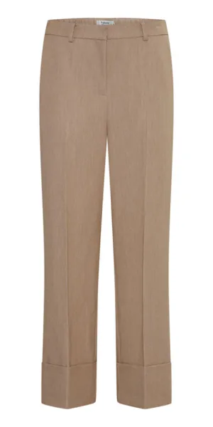 B. Young Cuffed Trousers, heathered camel