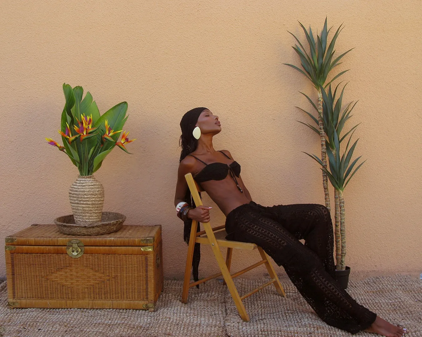 Bahia Cargo Pants | Noir Hidden Pocket System Urban Flex