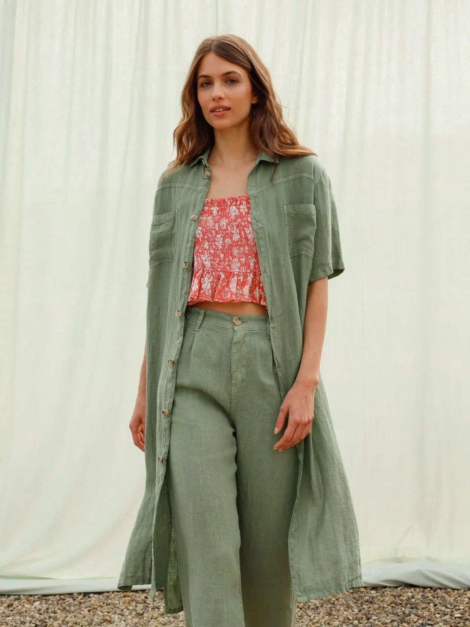 Basilico Linen Dress