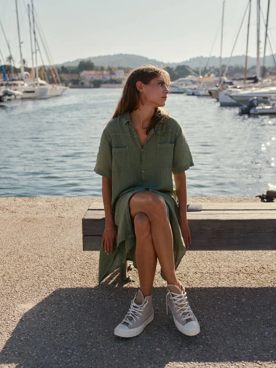 Basilico Linen Dress